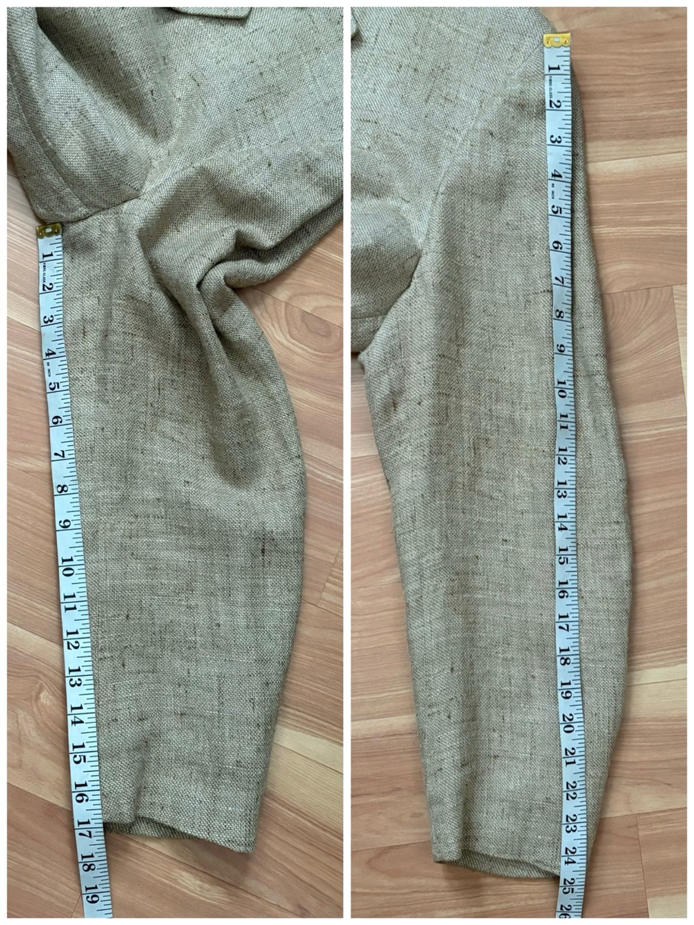John Varvatos $1790 Italian Linen/Silk Blazer Size 44 XL Resort Old Money Rustic - Picture 7 of 16